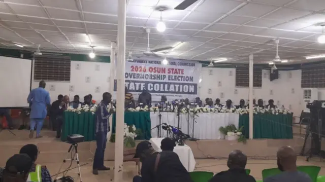 Inec collation centre for Osun state govnorship election