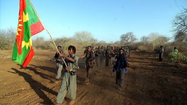 የኦሮሞ ነጻነት ሠራዊት አባላት 