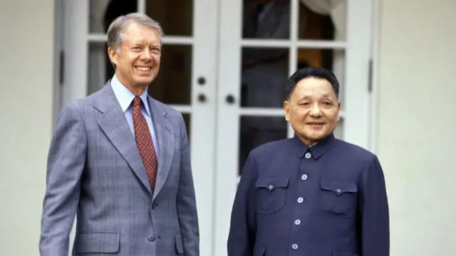 Deng Xiaoping con Jimmy Carter