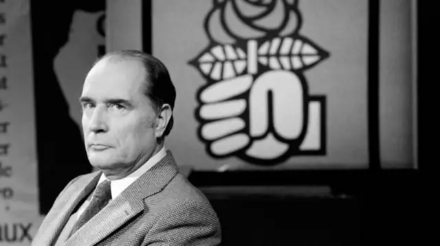 फ्रान्सचे राष्ट्राध्यक्ष फ्रान्सुआ मितरॉ