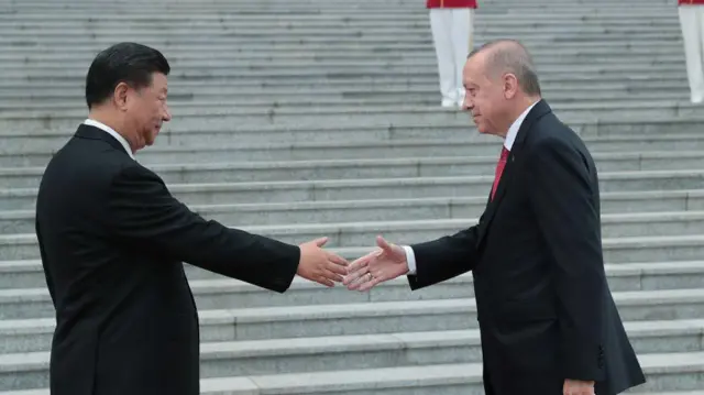 शी जिनपिंग और रेचेप तैय्यप अर्दोआन