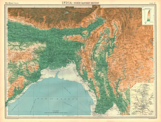 फाळणीपूर्वीचा पूर्व भारताचा नकाशा