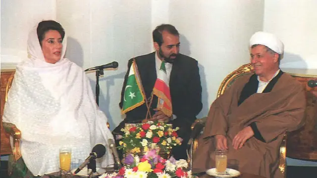 Benazir Bhutto in Tehran