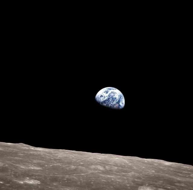 Di Apollo 8 mission snap di iconic Earthrise picture