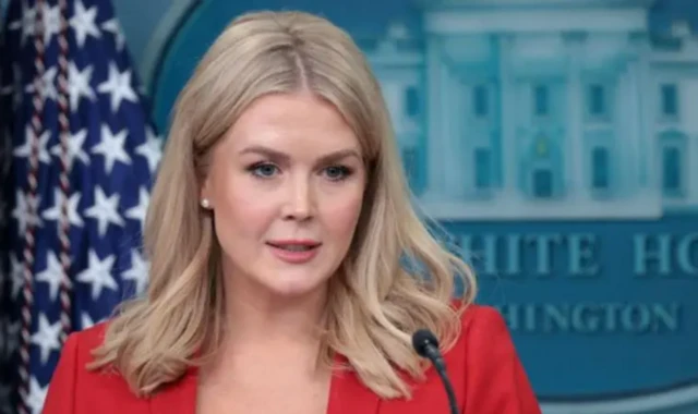 ਵ੍ਹਾਈਟ ਹਾਊਸ ਦੇ ਮਹਿਲਾ ਬੁਲਾਰੇ ਕੈਰੋਲੀਨ ਲੇਵਿਟ