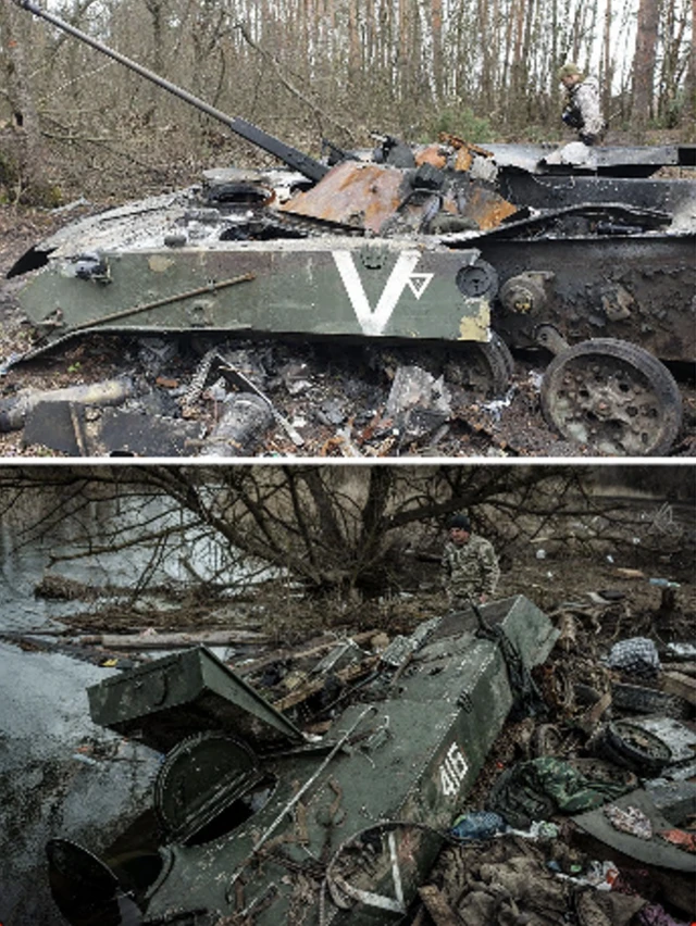 Destroyed 331st regiment BMDs