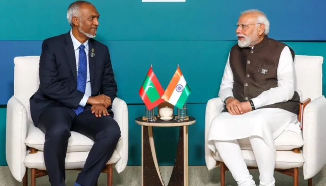 முகமது முய்சு அதிபராக பதவியேற்ற பின் இருநாட்டு உறவில் சிக்கல் ஏற்பட்டது