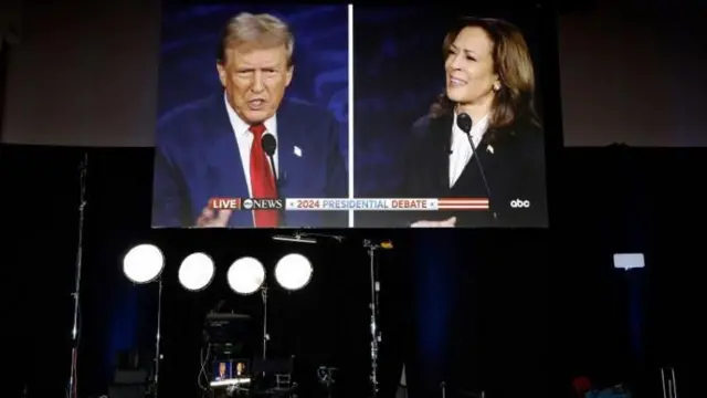 डोनाल्ड ट्रंप और कमला हैरिस