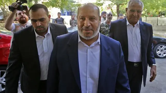 Osama Hamdan, Halil al Hayye ve Talal Naji, 19 Ekim'de Şam'daydı