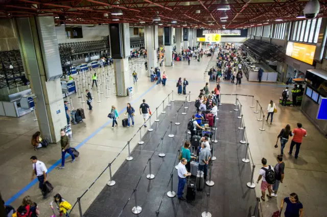 Saguão do aeroporto