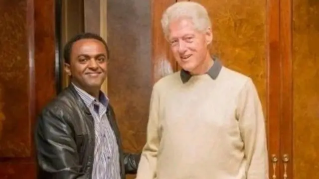 ዶክተር የቆየሰው ምስ ፕሬዝደንት ኣሜሪካ ነበር ቢል ክሊንተን