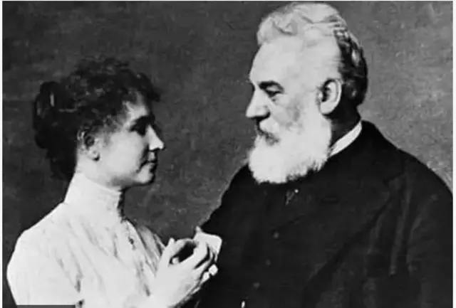Helen Keller ati Graham Alexander Bell
