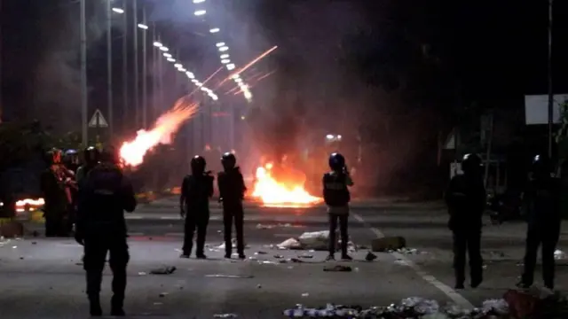 Manipur violence Images showing leaders houses were targeted 