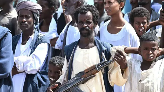 የሱዳን ታጣቂዎች 