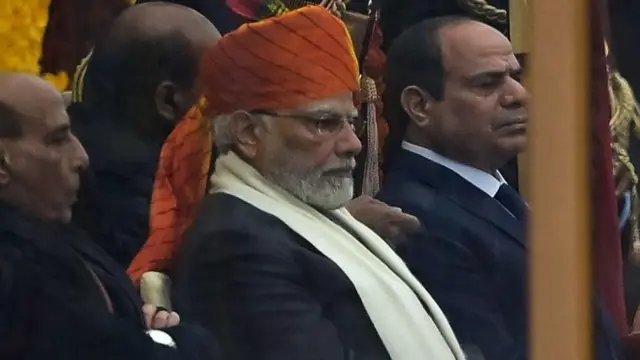 প্রধানমন্ত্রী মোদী ও প্রেসিডেন্ট সিসি