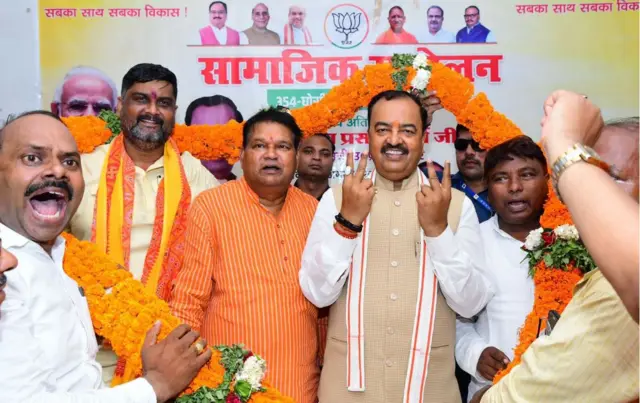 उत्तर प्रदेश के उपमुख्य़मंत्री केशव प्रसाद मौर्य.