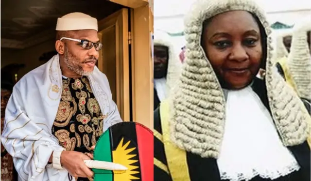 Binta Nyako: Enyeghachịla ọkaikpe kachasị na Naịjirịa ikpe Nnamdi Kanu