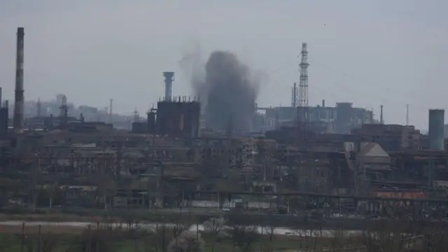 "Азовсталь" у квітні 2022 року 