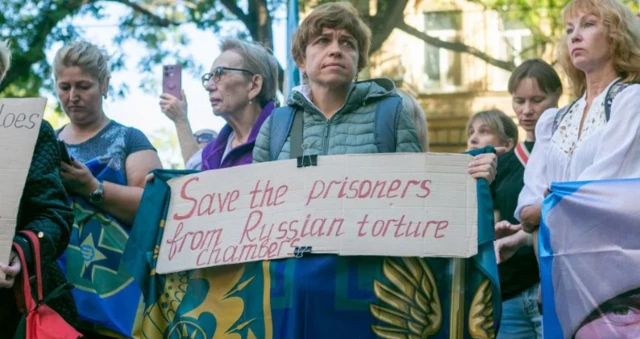 የጦር ምርኮኞች እንዲለቀቁ የሚጠይቅ ሰልፍ