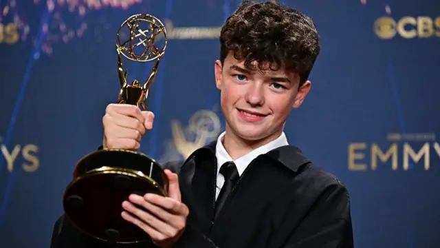 Adolescence star Owen Cooper makes Emmys history as youngest ever male  winner