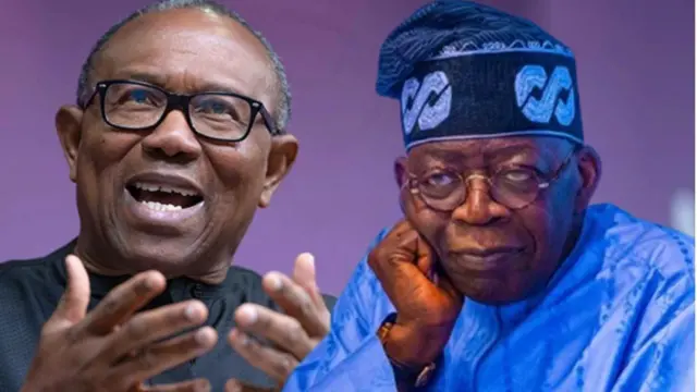 Peter Obi ati Bola Tinubu
