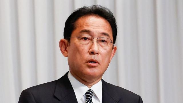 O primeiro-ministro japonês, Fumio Kishida