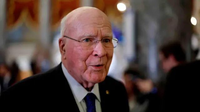 Mantan senator Partai Demokrat AS Patrick Leahy