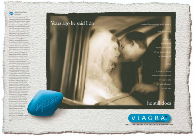 سنہ 2006 میں ویاگرا کا اشتہار