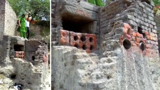 کانال‌کشی قدیمی که اکنون بلااستفاده و خراب شده