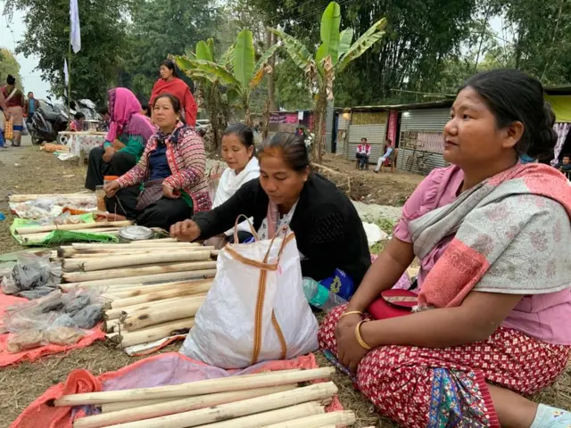 अरुणाचल प्रदेश का एक बाजार.