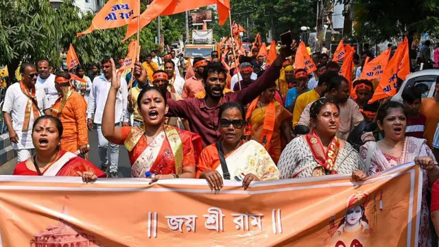 কলকাতায় রাম নবমীর মিছিল