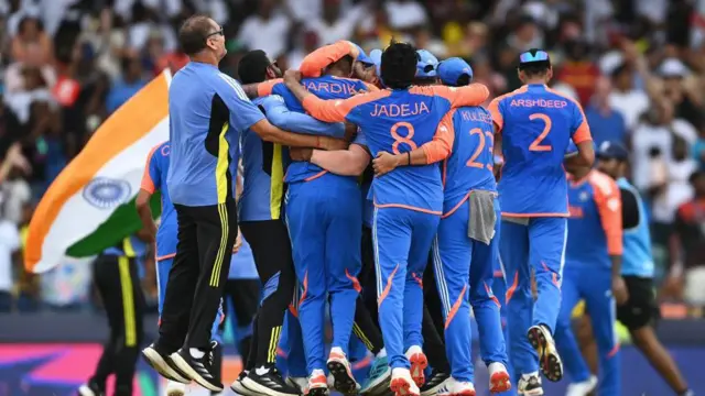 டி20 உலகக் கோப்பையை வென்று சாதனை படைத்த இந்தியா