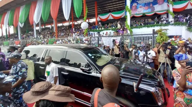 Plenty pipo gada for Osun govnor inauguration