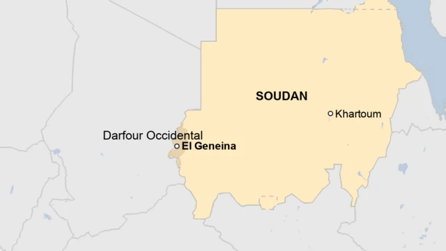 Carte du Soudan