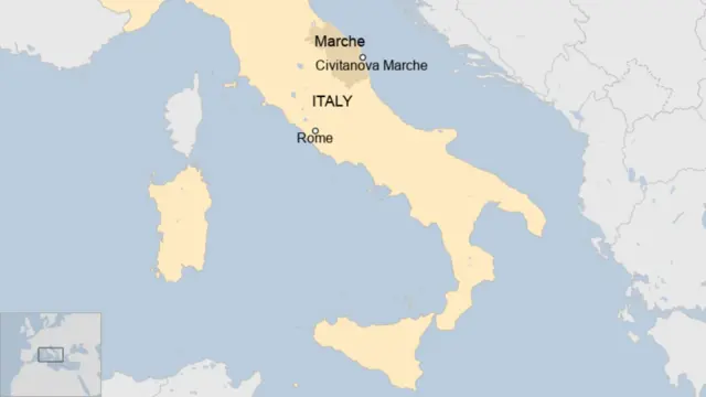 Ifoto y'aho byabereye mu Butaliyani