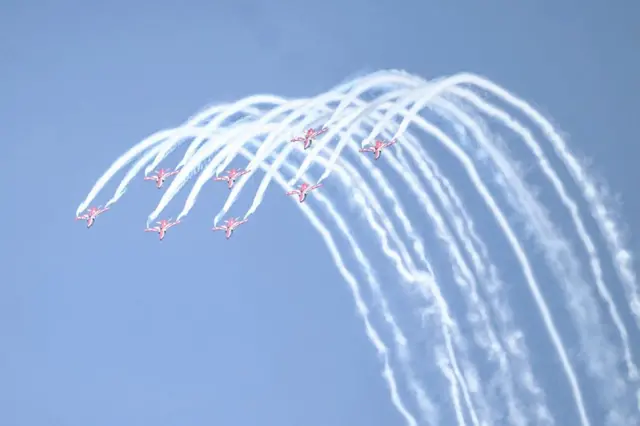 சென்னை மெரினா, விமானப்படை சாகசம்