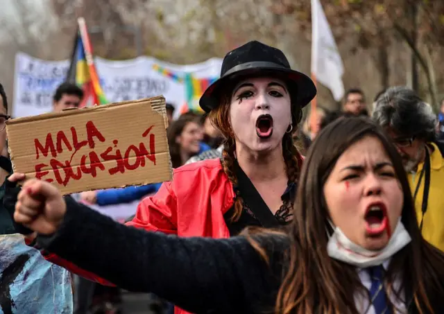 Protesta en Chile