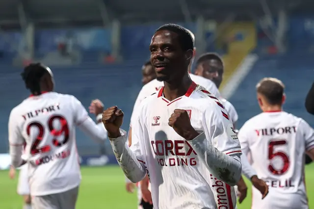 Samsunsporlu futbolcular