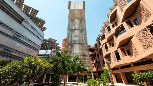 O bairro planejado Masdar City vbet zangAbu Dhabi