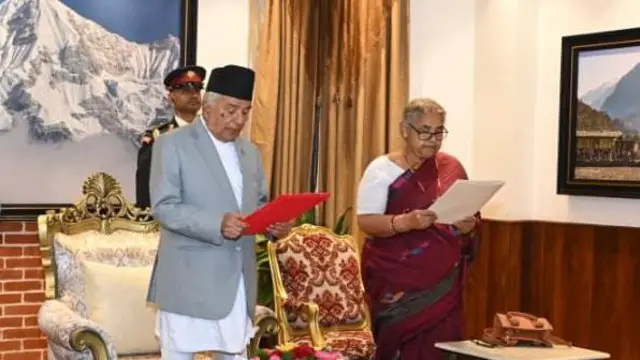 सपथ लिँदै सुशीला कार्की