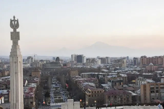 چشم‌انداز شهر ایروان، پایتخت ارمنستان