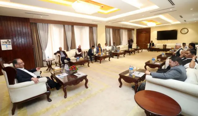 गुरुवार को गठबंधन की बैठक में भी प्रचंड के भाषण पर चर्चा हुई