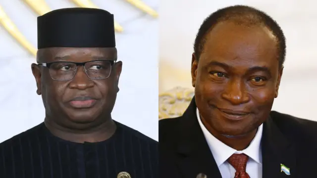 Maada Bio na Samura Kamara