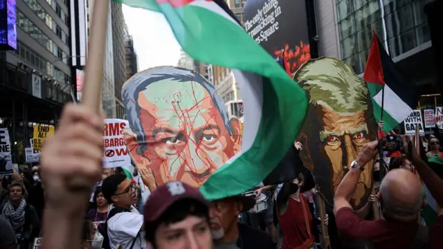 Demonstracije protiv Netanjahua i Trampa u Njujorku