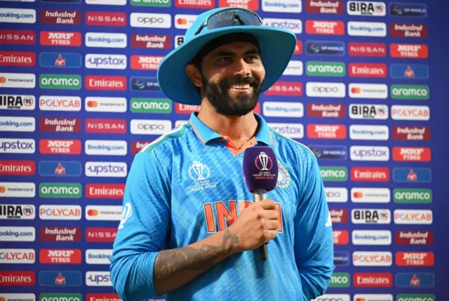 রাভিন্দ্রা জাডেজা দারুণ প্রভাব রেখেছেন ম্যাচের