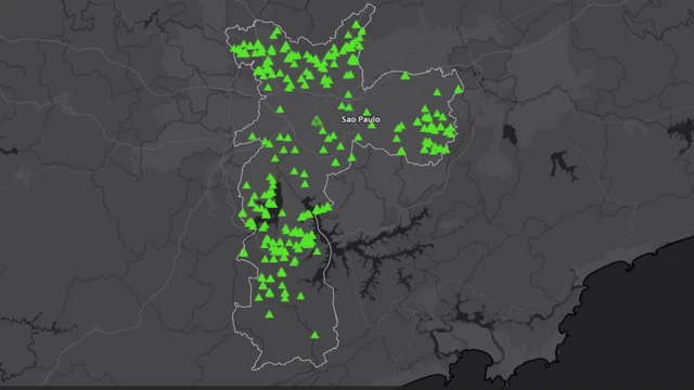 Mapa do município de São Paulo