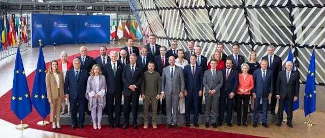 Президент України Зеленський та європейські лідери у Брюсселі