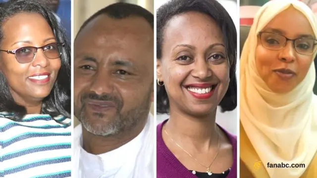 Aadde Adaanach Abeebee, Obbo Laaqaw Ayyaala, Dr Liyaa Taaddase, fi Aadde Filsan Abdullaahi