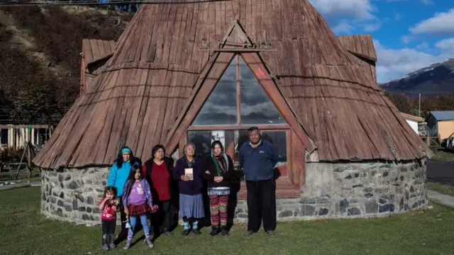 Calderón y su familia