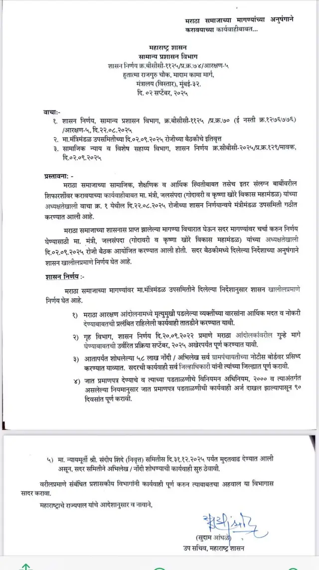 शासनाचा जीआर